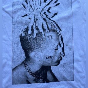 Men's XXXTentaction White Face Logo S Rap Braids Death Mumble Hip Hop Bad Vibes